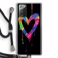 Melts My Heart: Samsung Galaxy Note 20 / Note 20 5G Transparant Hoesje met koord