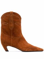 KHAITE bottines The Dallas - Marron