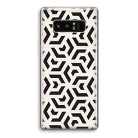 Crazy pattern: Samsung Galaxy Note 8 Transparant Hoesje