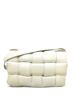 Bottega Veneta Pre-Owned sac à bandoulière Cassette à design matelassé - Blanc