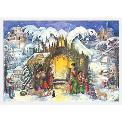 A4 Adventskalender Jezus is Geboren