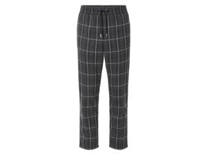 LIVERGY Heren joggingbroek (Grijs/wit, XL)