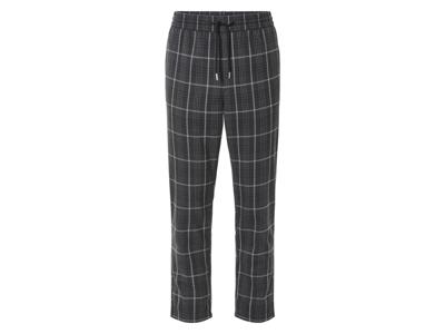 LIVERGY Heren joggingbroek (S, Grijs/wit)