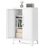 Stalen opbergkast, Mat Wit / 60B cm