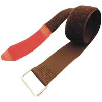 FASTECH® F101-16-240M Klittenband Met riem Haak- en lusdeel (l x b) 240 mm x 16 mm Zwart, Rood 1 stuk(s) - thumbnail