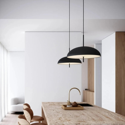 Hanglamp zwart design &apos;Versale&apos; rond 50 cm