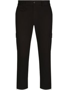 Dolce & Gabbana pantalon cargo à logo - Noir