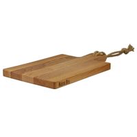 Snijplank bamboe hout rechthoek met handvat 35 cm - thumbnail