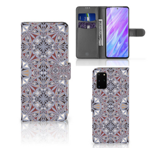 Samsung Galaxy S20 Plus Bookcase Flower Tiles