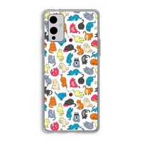 Kleurrijke katten: OnePlus 9 Transparant Hoesje Kleurrijke katten: OnePlus 9 Transparant Hoesje