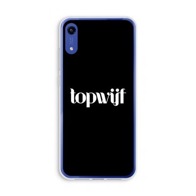 Topwijf Zwart: Honor Play 8A Transparant Hoesje