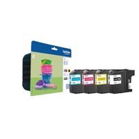 Inktcartridge Brother LC-221VALBP zwart + 3 kleuren