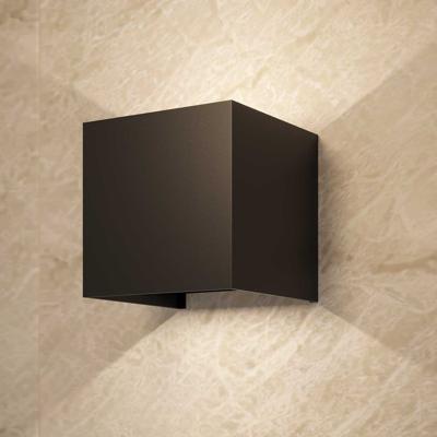Wandlamp Martens & Meijer Riga 10x10 cm Vierkant Mat Zwart Martens Design