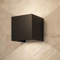 Wandlamp Martens & Meijer Riga 10x10 cm Vierkant Mat Zwart Martens Design