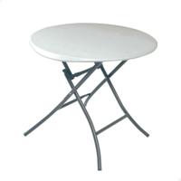 Vouwtafel Lifetime Wit Rond Staal Plastic 83 x 73,5 cm