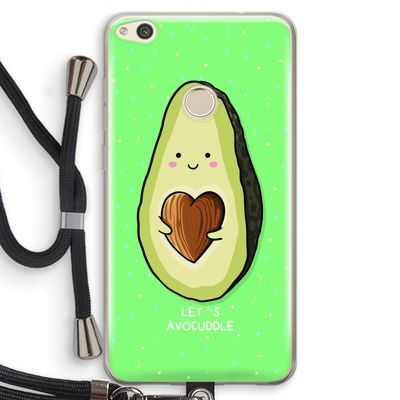 Avocuddle: Huawei Ascend P8 Lite (2017) Transparant Hoesje met koord