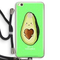 Avocuddle: Huawei Ascend P8 Lite (2017) Transparant Hoesje met koord