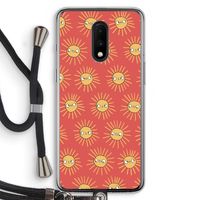 Zon: OnePlus 7 Transparant Hoesje met koord