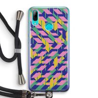 Skew Blush 1: Huawei P Smart (2019) Transparant Hoesje met koord