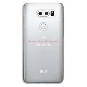 gij beslist: LG V30 Transparant Hoesje