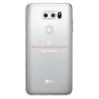 gij beslist: LG V30 Transparant Hoesje