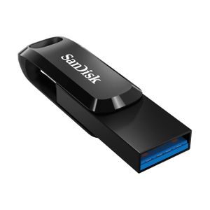 SanDisk Ultra Dual Drive Go USB flash drive 64 GB USB Type-A / USB Type-C 3.2 Gen 1 (3.1 Gen 1) Zwart