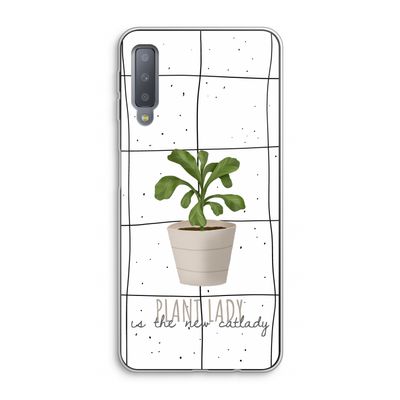 Kamerplant op vensterruit: Samsung Galaxy A7 (2018) Transparant Hoesje