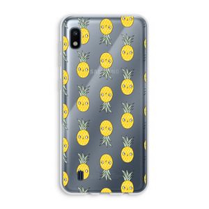 Ananas: Samsung Galaxy A10 Transparant Hoesje