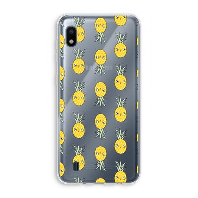 Ananas: Samsung Galaxy A10 Transparant Hoesje