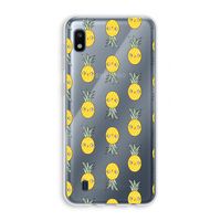 Ananas: Samsung Galaxy A10 Transparant Hoesje