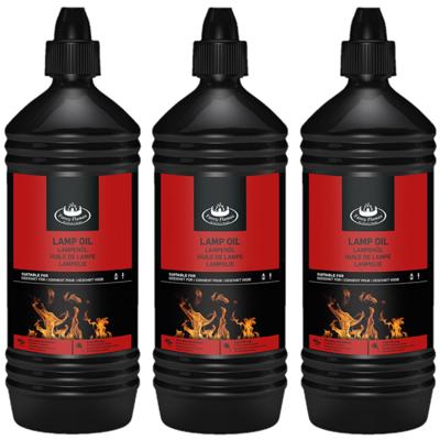 Esschert Design Lampolie - 3x - 1 liter - helder - fakkelolie - rookarm - binnen en buiten