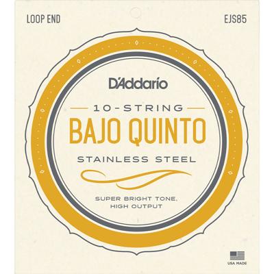 D'Addario EJS85 Stainless Steel Snaren voor Bajo Quinto (26-36) D'Addario EJS85 Stainless Steel Snaren voor Bajo Quinto (26-36)