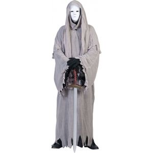 Spook/geest Halloween verkleed kostuum met capuchon - volwassenen One size  -