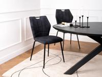Set van 2 stoelen IMPERIO asgrijs