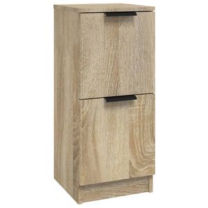 The Living Store Dressoir Sonoma Eiken - Bijzetkast 30x30x70 cm