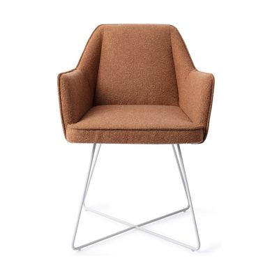 Jesper Home Tome eetkamerstoel Cinnamon Bun cross white