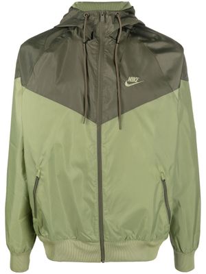 Nike veste zippée à logo brodé - Vert