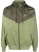 Nike veste zippée à logo brodé - Vert