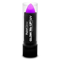 Lippenstift/lipstick - neon paars - UV/blacklight - 4,5 gram - schmink/make-up - thumbnail