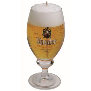 Bierglas gadget/kado Bierkaars - Duits bier - H15 cm - Vaderdag/verjaardag   -