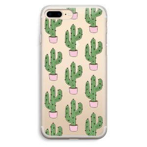 Cactus Lover: iPhone 7 Plus Transparant Hoesje