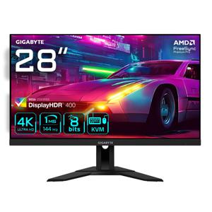 GIGABYTE M28U gaming monitor 2x HDMI, 1x DisplayPort, 3x USB-A 3.2 (5 Gbit/s), 1x USB-C, 144 Hz