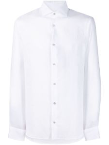 Moorer chemise Sorrento-SA en lin - Blanc