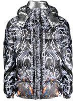 Philipp Plein veste matelassée à imprimé graphique - Noir - thumbnail