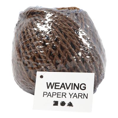 Creativ Company Papier garen donkerbruin, 40m