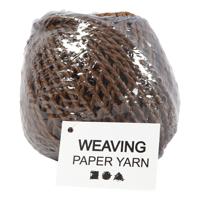Creativ Company Papier garen donkerbruin, 40m
