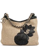 CHANEL Pre-Owned sac porté épaule Camellia - Tons neutres - thumbnail