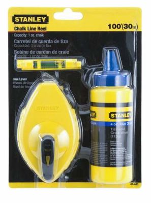 Stanley handgereedschap Slaglijnmolenkit Stanley ABS 30m - 0-47-443
