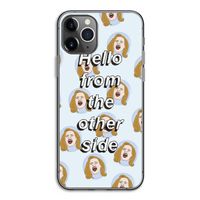 Hello: iPhone 11 Pro Transparant Hoesje