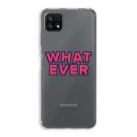 Whatever: Samsung Galaxy A22 5G Transparant Hoesje - thumbnail